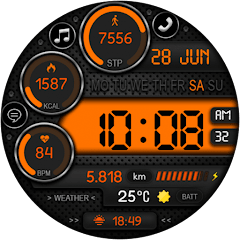 13 gratis Watchfaces Watch face voor Android