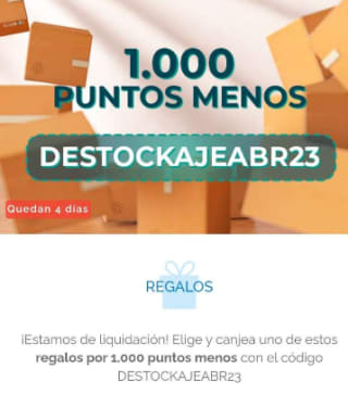 Travel Club 1000 puntos de regalo para tus compras