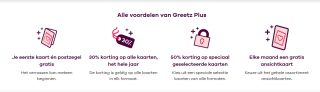 Greetz Plus Abonnement voor €14,99