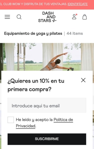 -10% por suscribirnos a la Newsletter de Dash and Stars.