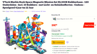 VTech Marble Rush Space Magnetic Mission Set XL300E Knikkerbaan voor €39,99 bij Bol.com