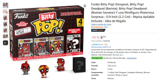 Funko Bitty Pop! Deadpool o Dinopool por 6,50€