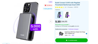 Buddi Connect - 5.000 mAh Magnetische Draadloze Powerbank voor €9,99 bij GSMPunt