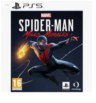 Juego PS5 Marvel's Spider-Man: Miles Morales por 29.92€ (Cuenta Nueva 17.92€)