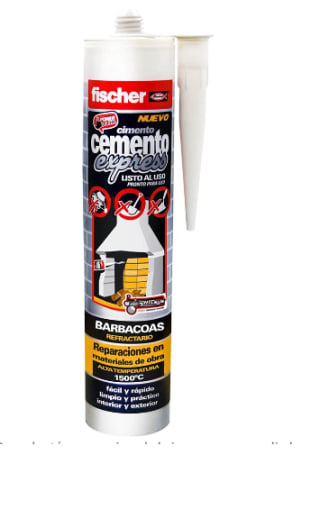 Cartucho Masilla 300ml Fischer Cemento Express Barbacoa por 5.9€