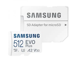 Samsung EVO Plus MicroSDXC 512GB con Adaptador por 31.61€