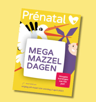 Prénatal Mega Mazzeldagen met heel veel kortingen