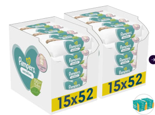 Pampers Billendoekjes 1560 doekjes voor €29,95 bij ibood