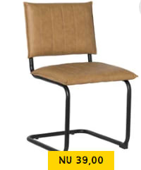 Eetkamerstoel Yara PU voor €39,99 bij de Xenos