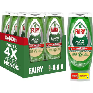 Lavavajillas Líquido a Mano Fairy Maxi Poder 8x440ml por 17,62€
