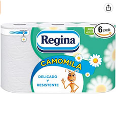 Papel Higiénico Regina Camomila 6 Rollos a solo 1,99€