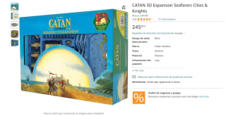 Catan 3D Expansión Navegantes + Ciudades y Caballeros por 245,38€