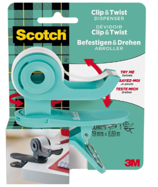 Scotch - Dispensador de cinta adhesiva C&T + 1 rollo por 4€