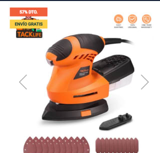 Lijadora Eléctrica 200W marcas Tacklife por 17,99€
