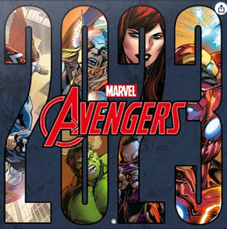 Calendario 2023 de Marvel Los Vengadores a 8.69€