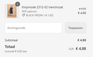 25% kassakorting op op alle patronen en magazines van Knipmode & KNIPkids