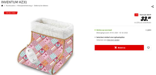 Inventum HZ31 elektrische voetenzak voor €33,05 bij de Mediamarkt