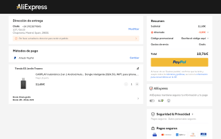 CARPLAY inalámbrico 2 en 1 Android Auto por 10,76€