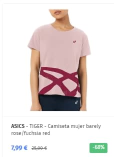 ASICS - Camisetas hasta 9,99€