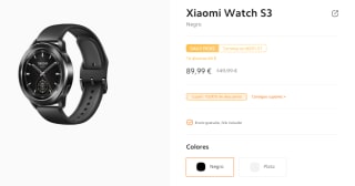 Smartwatch Xiaomi Watch S3, AMOLED por 79,99€