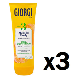 3 Botes de GIORGI Gel Definidor Método Curly Paso 3 por 8.15€