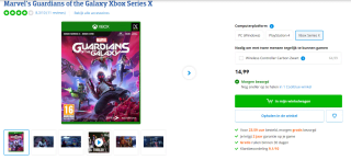 Marvel's Guardians of the Galaxy Xbox Series X voor €14,99 bij Coolblue
