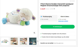 VTech Dierenvriendjes Magisch Droomschaapje voor €24,99 bij Smyths Toys