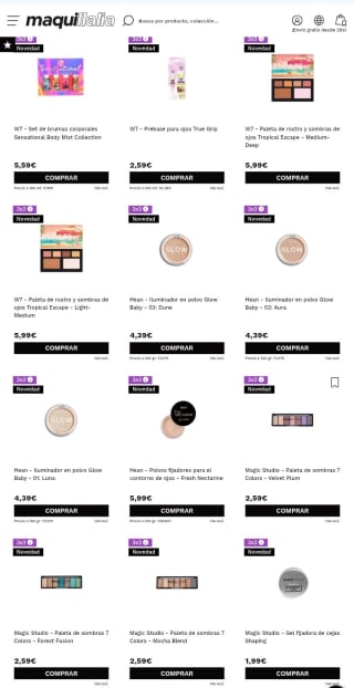 3×2 Multimarcas Maquillaje desde Maquillalia.