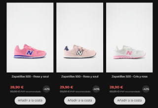 Rebajas zapatillas New Blance desde solo 22,90€