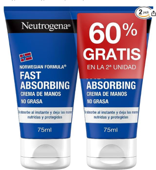 Pack 2 x 75 ml Neutrogena Crema de Manos Reparadora por 6,19€