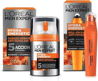 L'Oréal Paris Men Expert Kit Hydra Energetic Crema por $324 | Descuento Amazon
