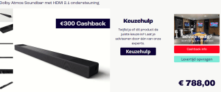Sony HT-A7000 Dolby Atmos Soundbar voor €788 bij Smitsarnhem