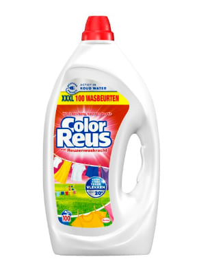 Color Reus Gel Vloeibaar Wasmiddel Voordeelverpakking - 100 wasbeurten voor €11,99 bij Kruidvat
