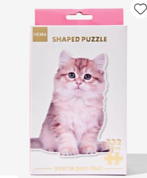 Diverse Shaped puzzels voor €2 per stuk bij de Hema