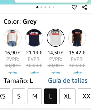 Camiseta Levi's Logo para jombre por 14,50€.