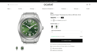 Montre Super Titanium Eco Drive AW1641-81X Citizen por 138,54€