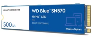 Disco Duro SSD Interno WD Blue SN570 500GB M.2 NVMe, por 34,82€