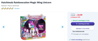 Hatchimals Rainbowcation Magic Wing Unicorn voor €24,99 bij Toychamp