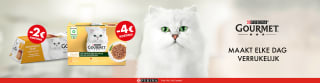 €6 aan e-coupons voor Purina Gourmet katteneten