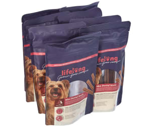 Lifelong Mini palitos dentales sin cereales para razas pequeñas Perro Pollo 56g Paquete de 8 Amazon por solo 5,67€