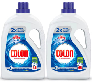 Colon Gel Activo Detergente para la lavadora Gel 90 lavados por 14,99€ (cuenta nueva 8,99€ APP)