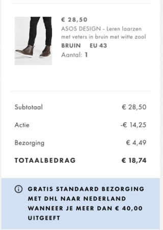 ASOS kortingscode voor 50% extra korting op de sale tot 50%