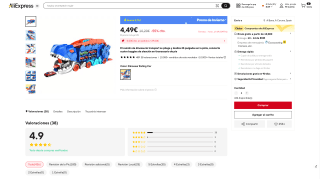 Camión de dinosaurio transport por 4,49€