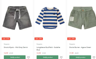 Tot 50% korting bij Noppies tijdens de sale
