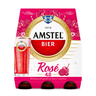 AMSTEL Rosé bier 6x 30 cl voor €3,33 bij Makro