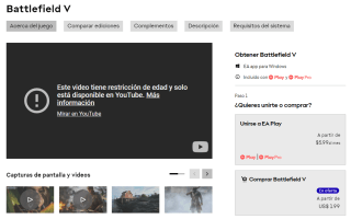 Battlefield V por $45 en Origin