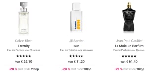 Notino kortingscode voor 20% korting op je bestelling