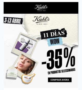 -35% de Descuento en Kiehl's.