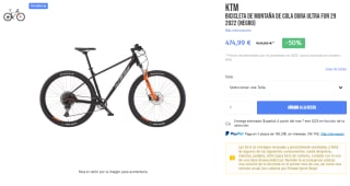 Bicicleta KTM Ultra Fun 29" 2022 por 474,99€
