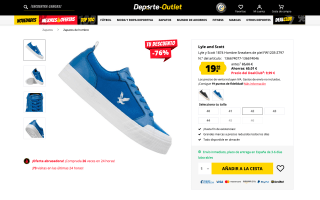 Lyle y Scott 1874 Hombre Sneakers de piel a tan solo 19,99€